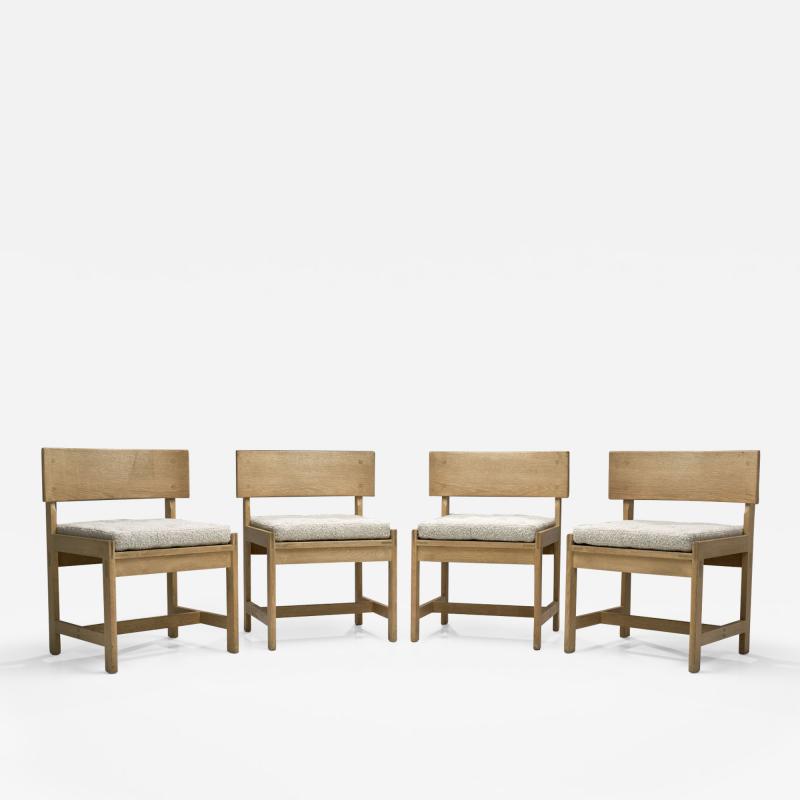 Ilse Rix Set of Four Oak Chairs by Ilse Rix for Uldum M belfabrik Denmark 1961