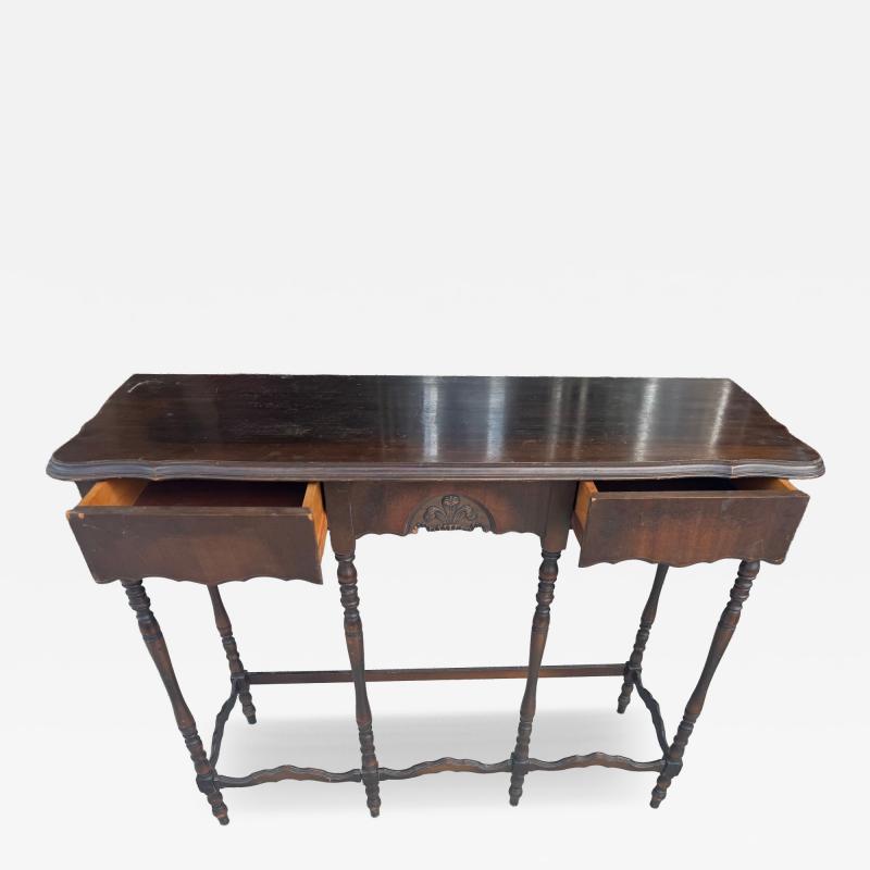 Imperial carved wood console