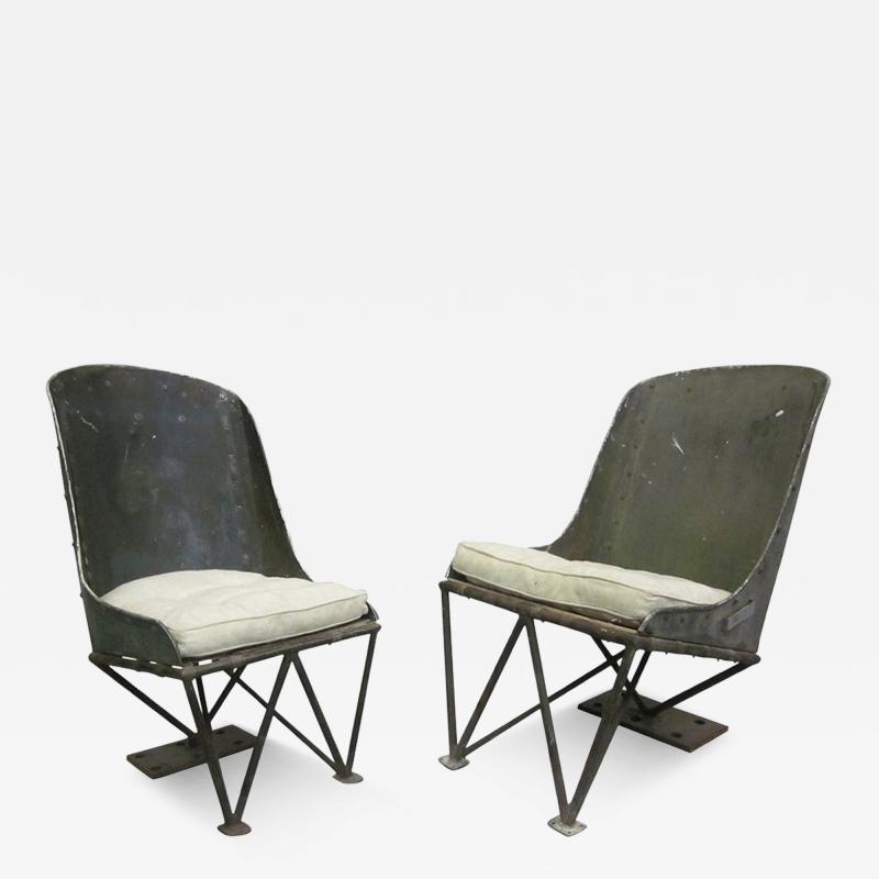 Important Early Prototype French Helicopter Chairs Attributed to Louis Breguet