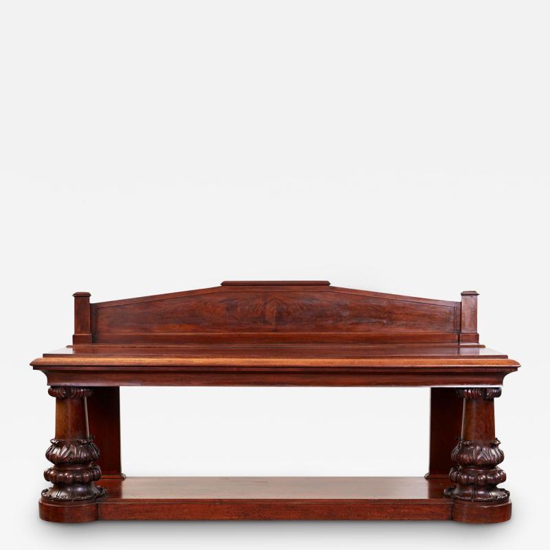 Important Irish Georgian Console Table by Mack Williams Gibton