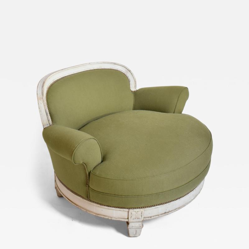 Important Louis XVI style armchair 1940s 