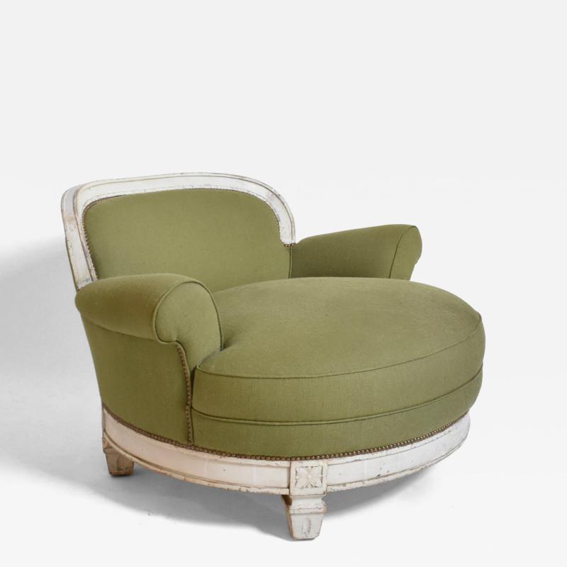 Important Louis XVI style armchair 1940s 