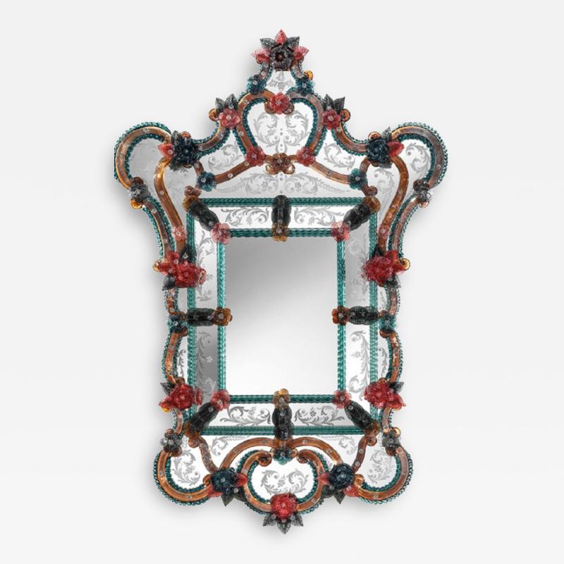 Incredible Handmade Venetian Mirror from Murano