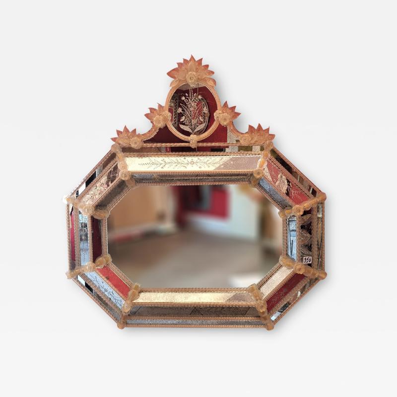 Incredible Venetian Mirror by Fratelli Barbini