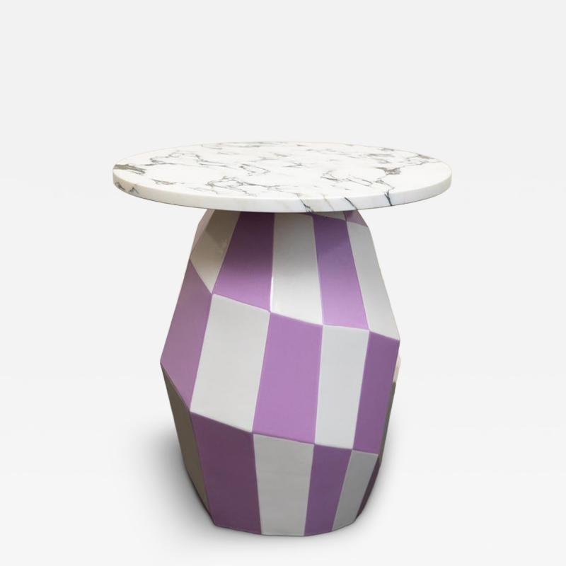 India Mahdavi India Mahdavi Joker Ceramic Side Table for Ralph Pucci International