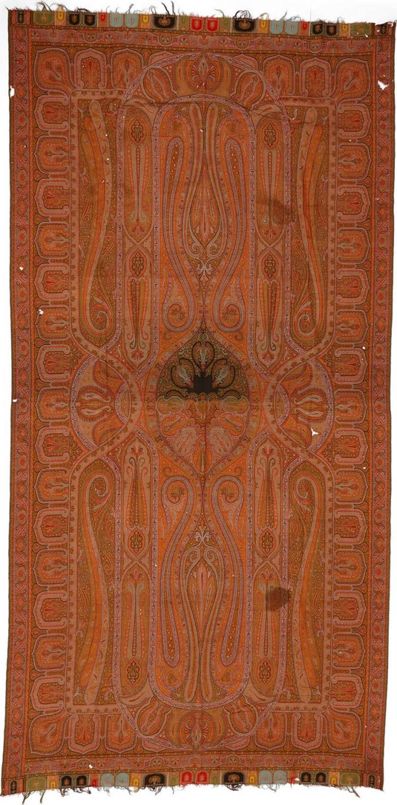 Indian Kashmir wool shawl
