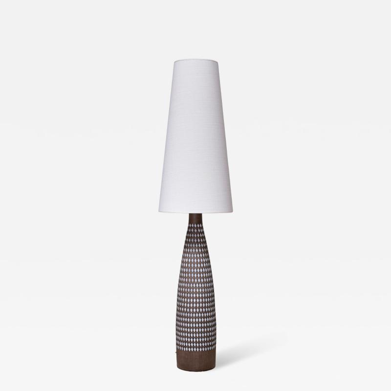 Ingrid Atterberg Ingrid Atterberg Pepita Ceramic Floor Lamp Upsala Ekeby Sweden 1950s