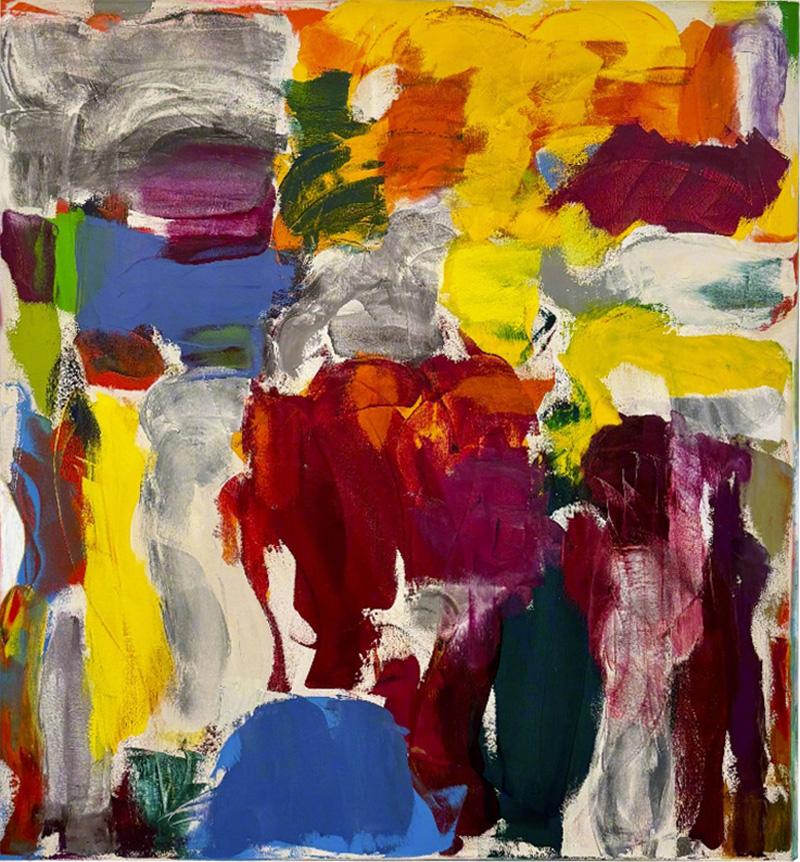 Ingrid Floss 1970 Cologne Germany Painting 2023