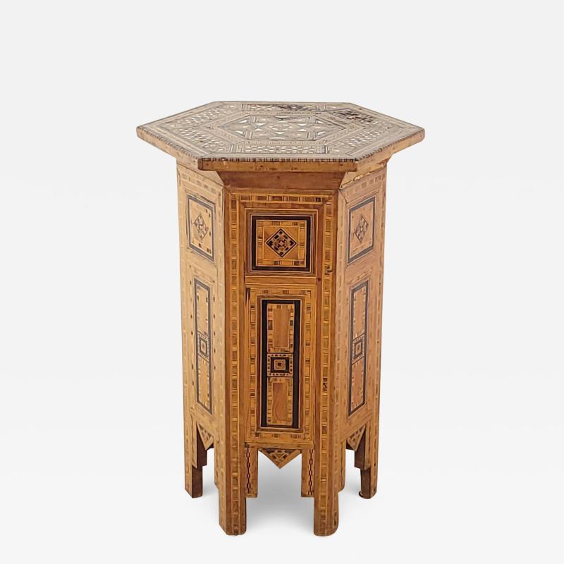 Inlaid Moroccan Table circa 1900