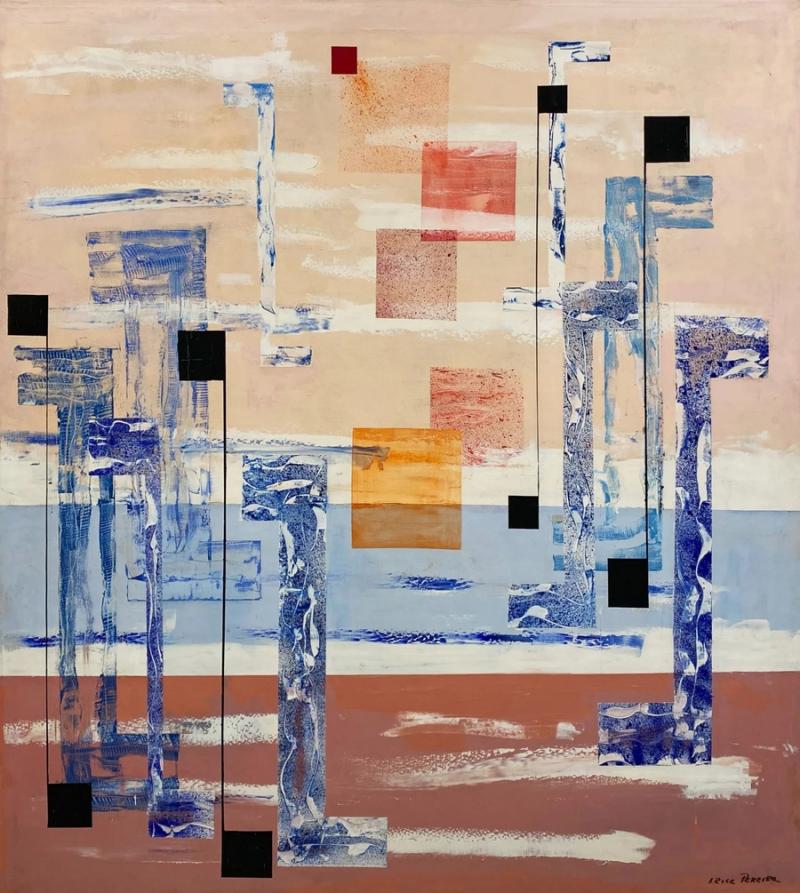 Irene Rice Pereira SEED IN THE SKY WITH FIRE 1951