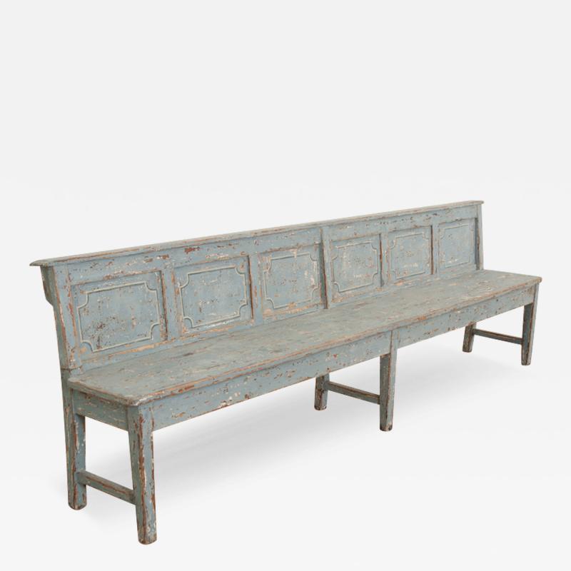 Irish Early 19th Century Painted Bench