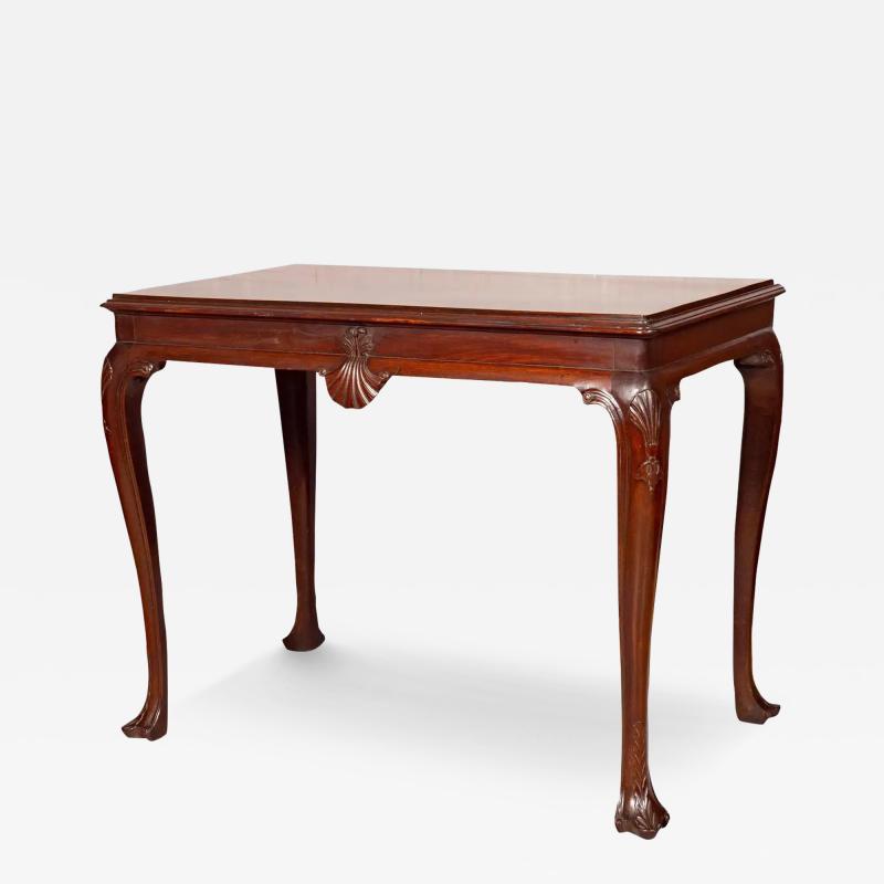 Irish Georgian Mahogany Console Table