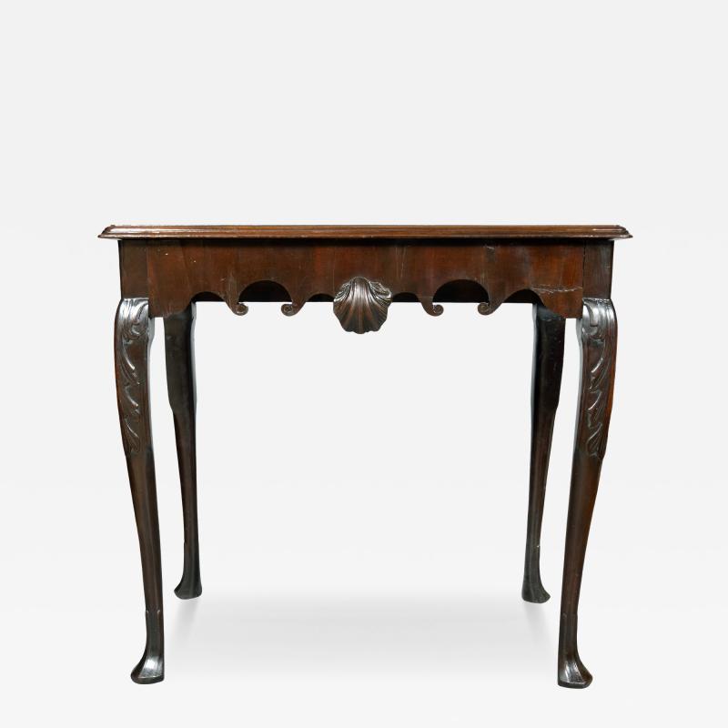 Irish Georgian Mahogany Side Table