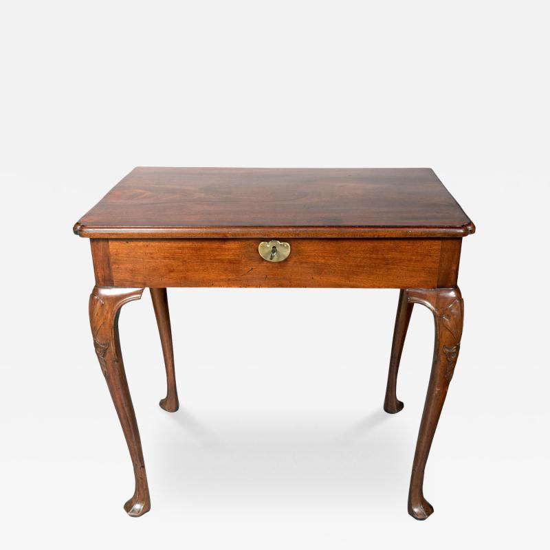 Irish Georgian Mahogany Side Table Dressing Table