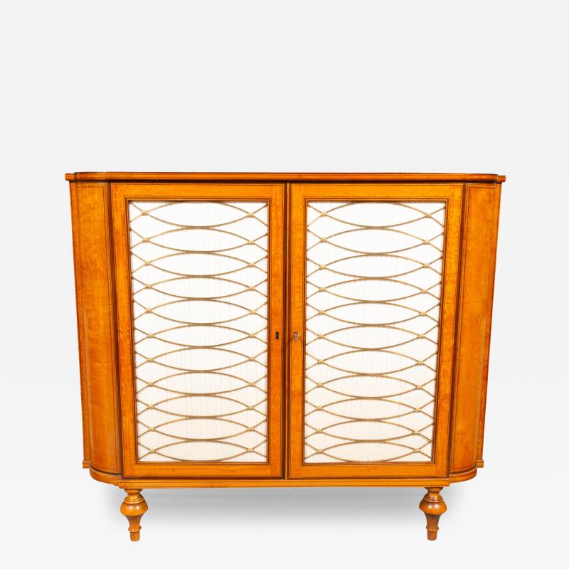 Irish Late George III Satinwood and Amaranth Side Cabinet