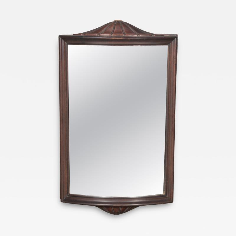 Irish Victorian Mahogany Butlers Mirror