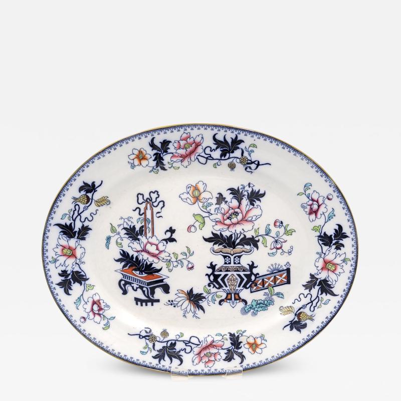 Ironstone Oval Platter England circa 1870