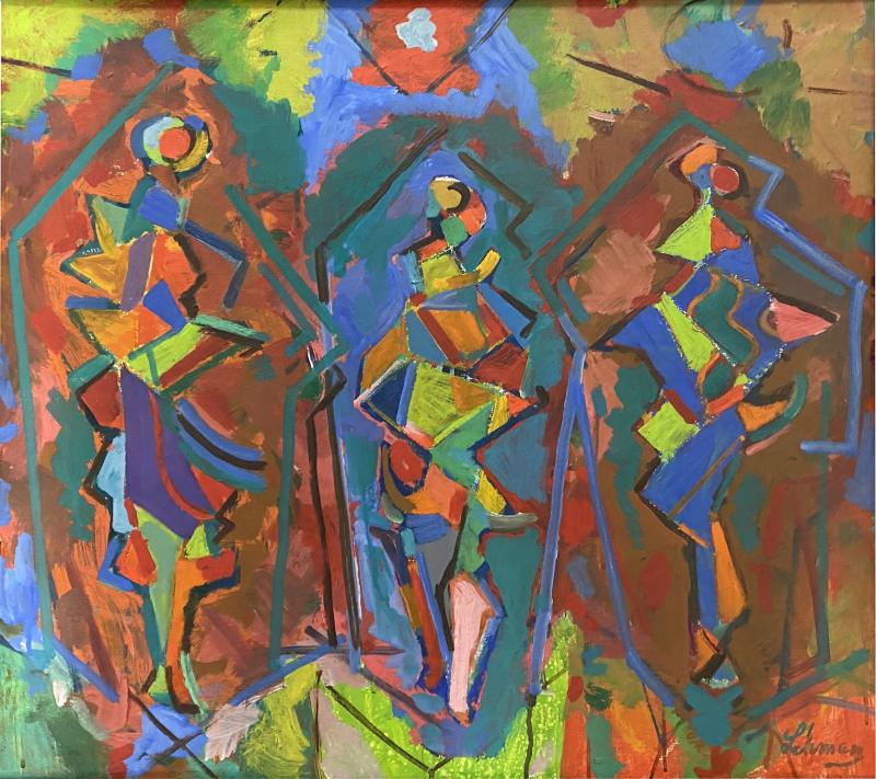 Irving G Lehman Cubist Figures