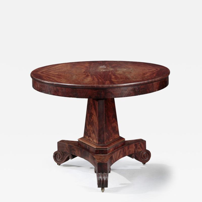 Isaac Vose A RARE CLASSICAL CENTER TABLE