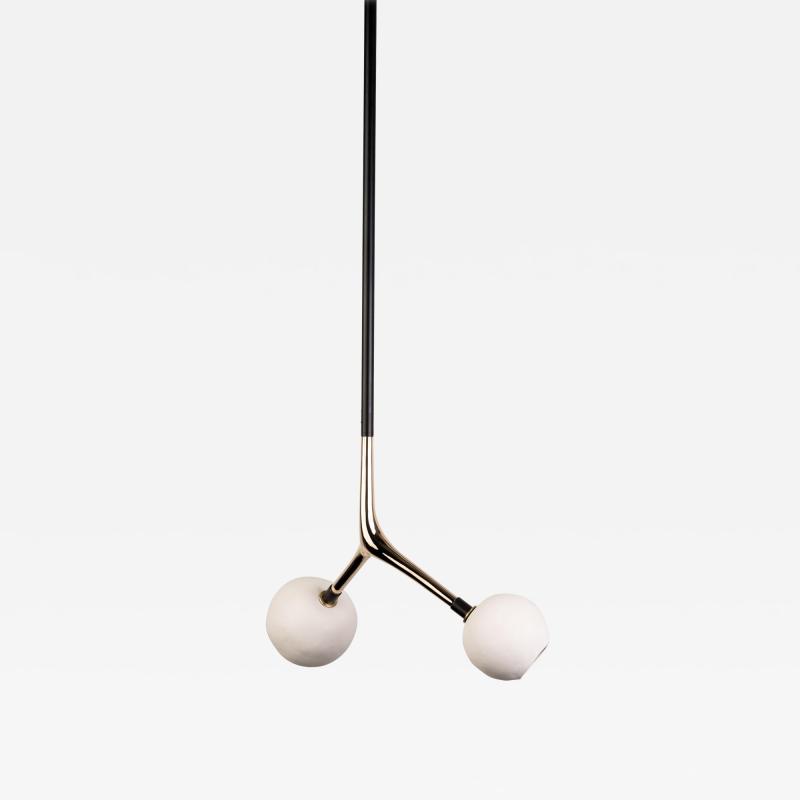 Isabel Moncada Dupla Minimalist Pendant LightHandblown Porcelain Globe