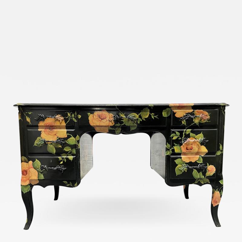 Isabel O Neil Isabel ONeil Hand Painted Kneehole Desk