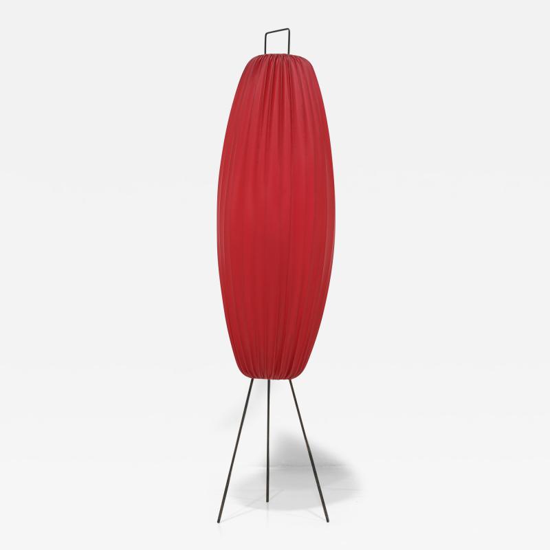 Isamu Noguchi Noguchi Style Floor Lamp in Red