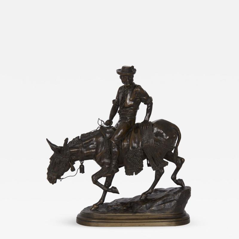 Isidore Bonheur 19th Century Bronze Sculpture of a Spanish Rider by Isidore Bonheur