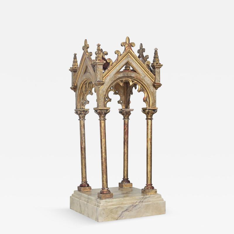Italian 18th Century Gothic Revival Altar on Pedestal