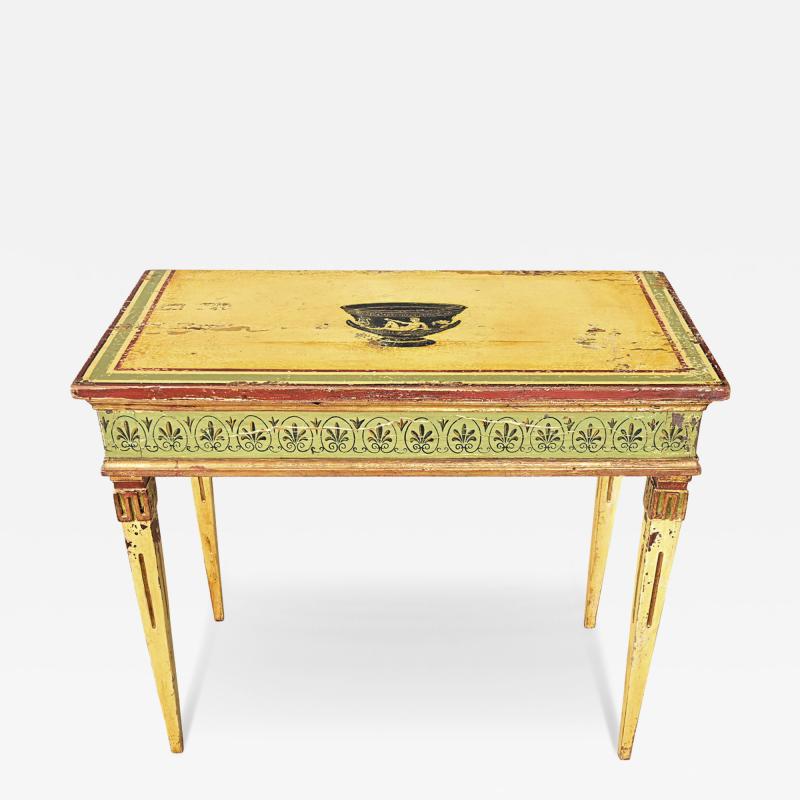 Italian 18th Century Painted Console Table
