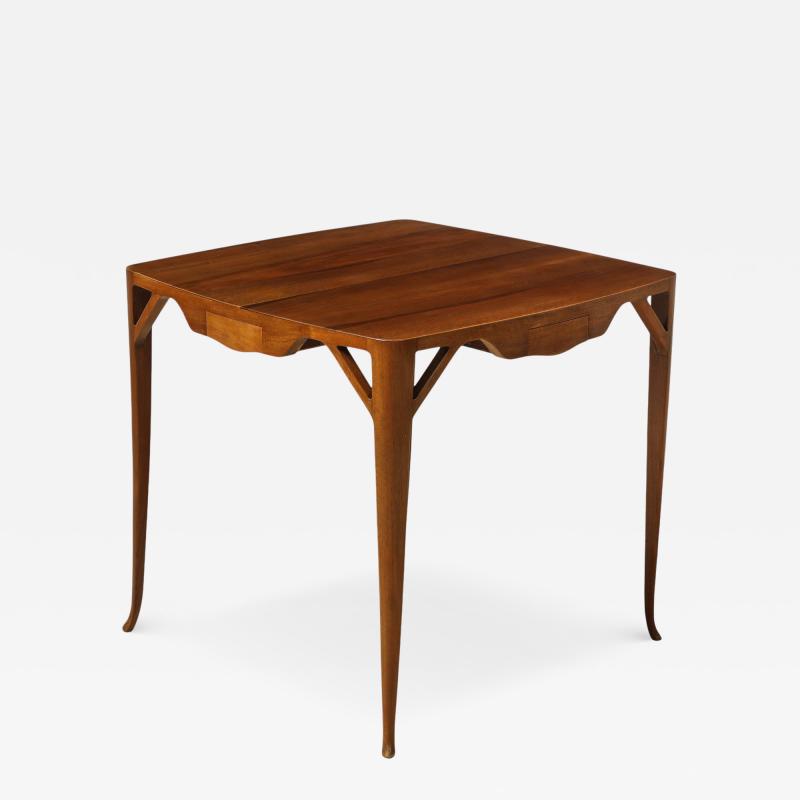 Italian 1920s Walnut Game Table