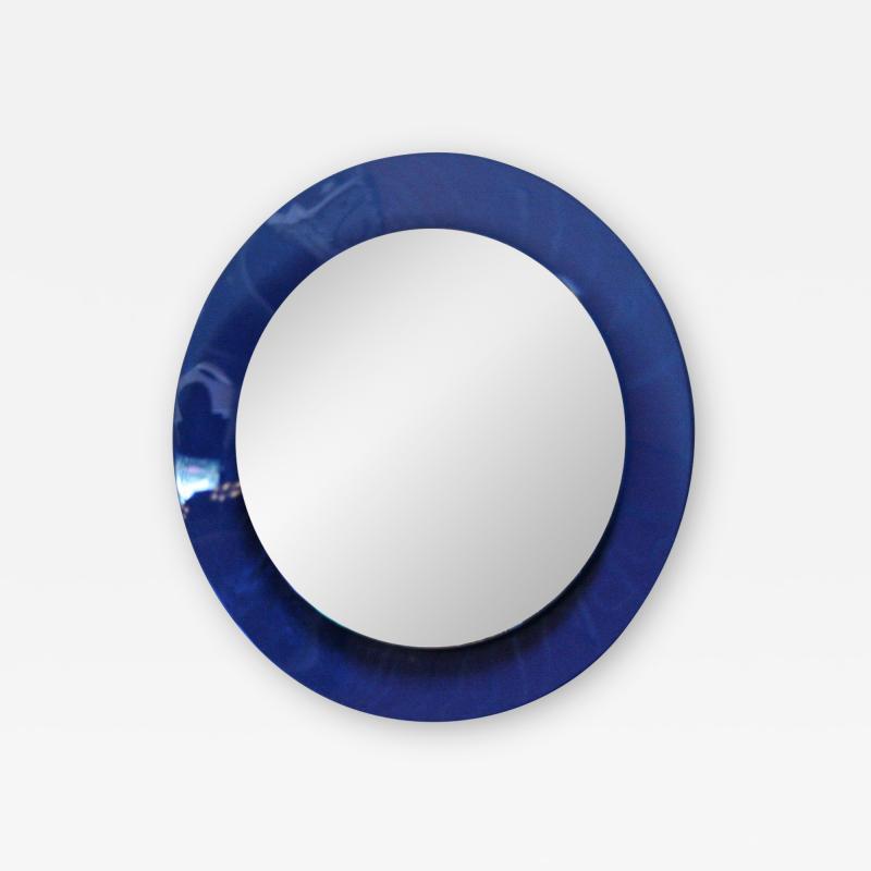 Italian 1960s Cobalt Blue Mirror