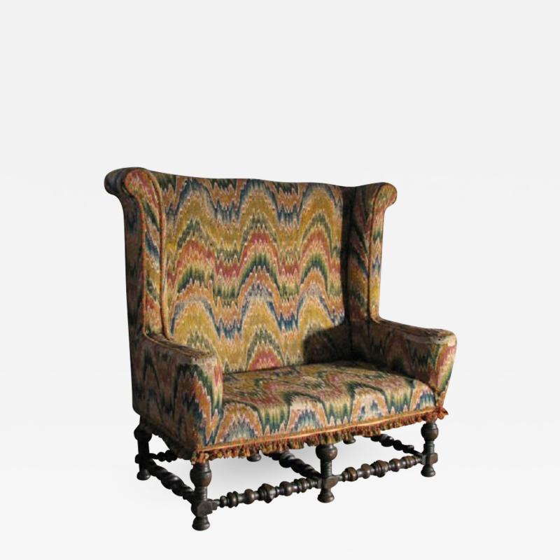 Italian 19th century Baroque Style Settee