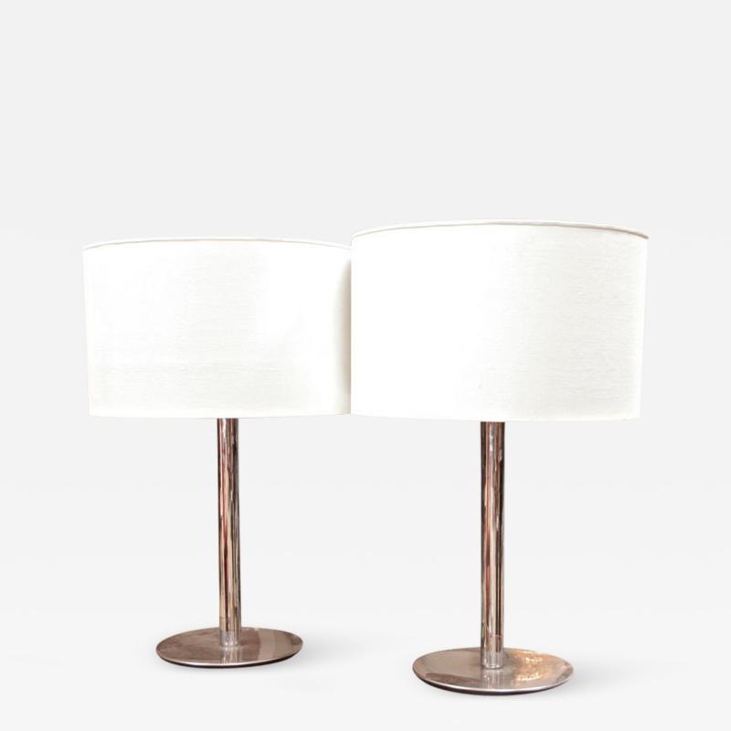 Italian 50s Steel Lights