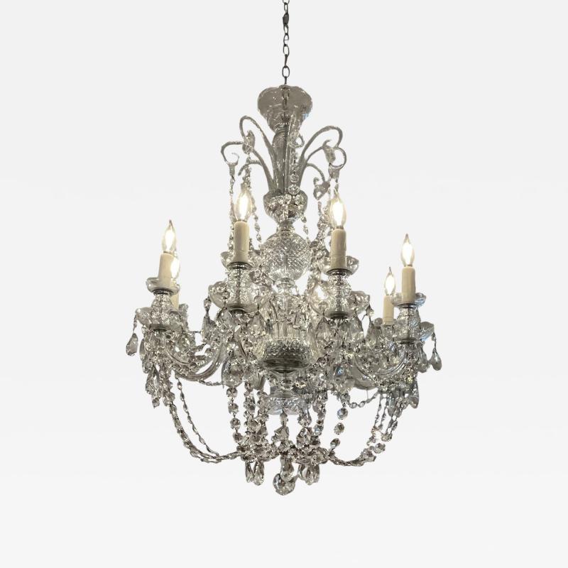 Italian 8 arm Crystal Chandelier