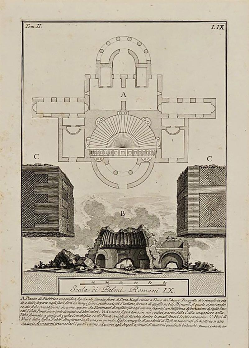 Italian Architectural Engraving circa 1800