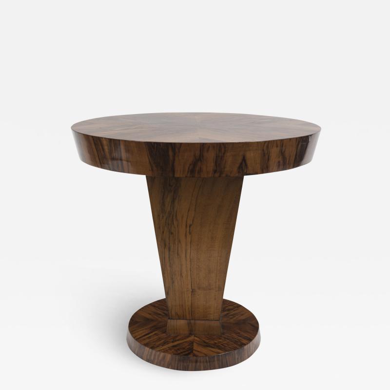 Italian Art Deco Circular Side Table