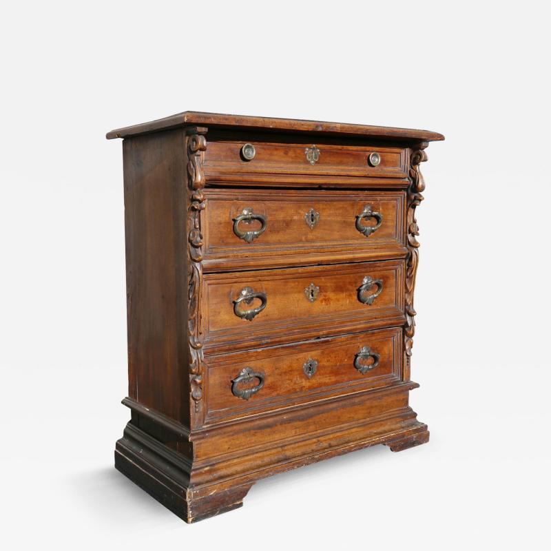 Italian Baroque Walnut Commode