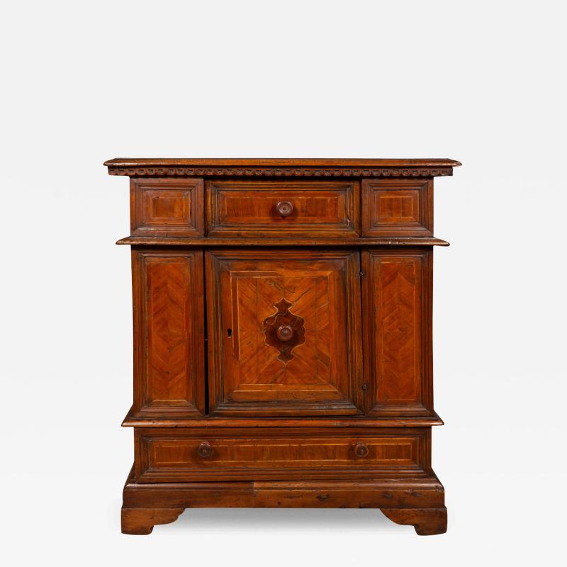 Italian Baroque Walnut Credenza
