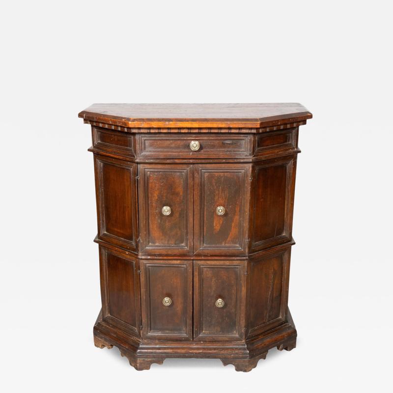 Italian Baroque Walnut Credenza
