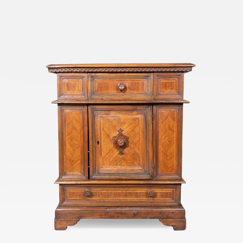 Italian Baroque Walnut Credenza