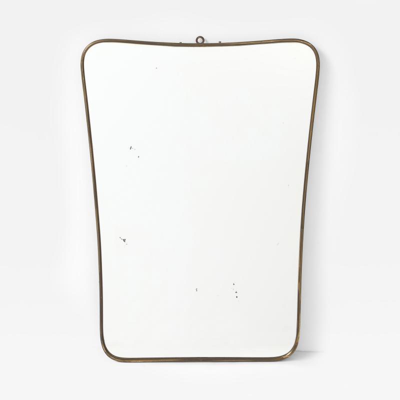 Italian Brass Wall Mirror