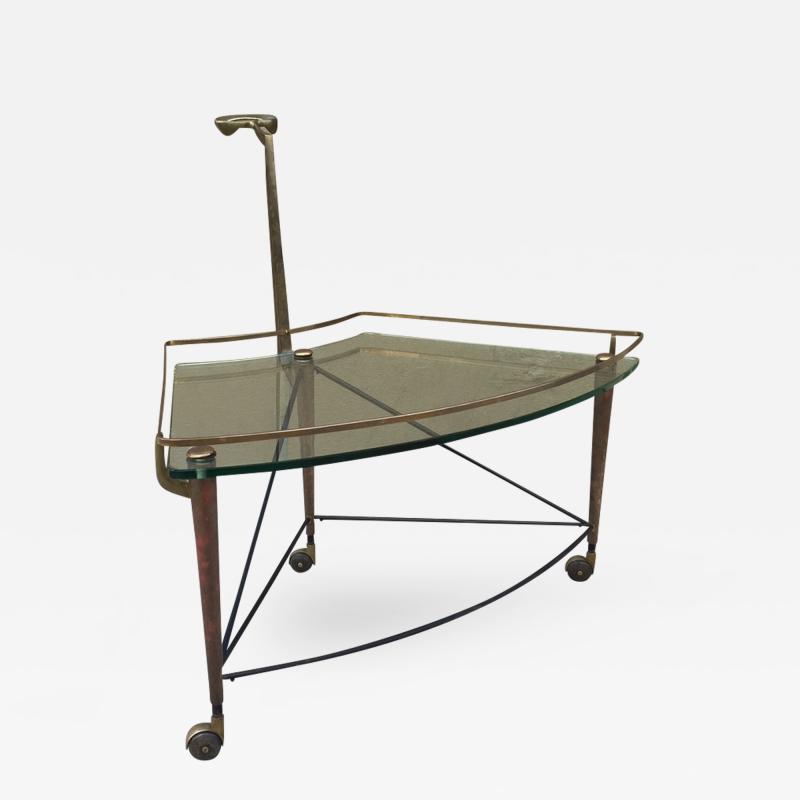 Italian Bronze Bar Cart