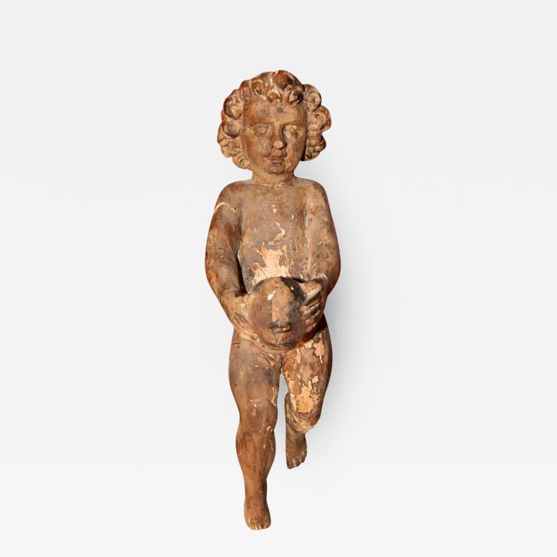 Italian Carved Cherub