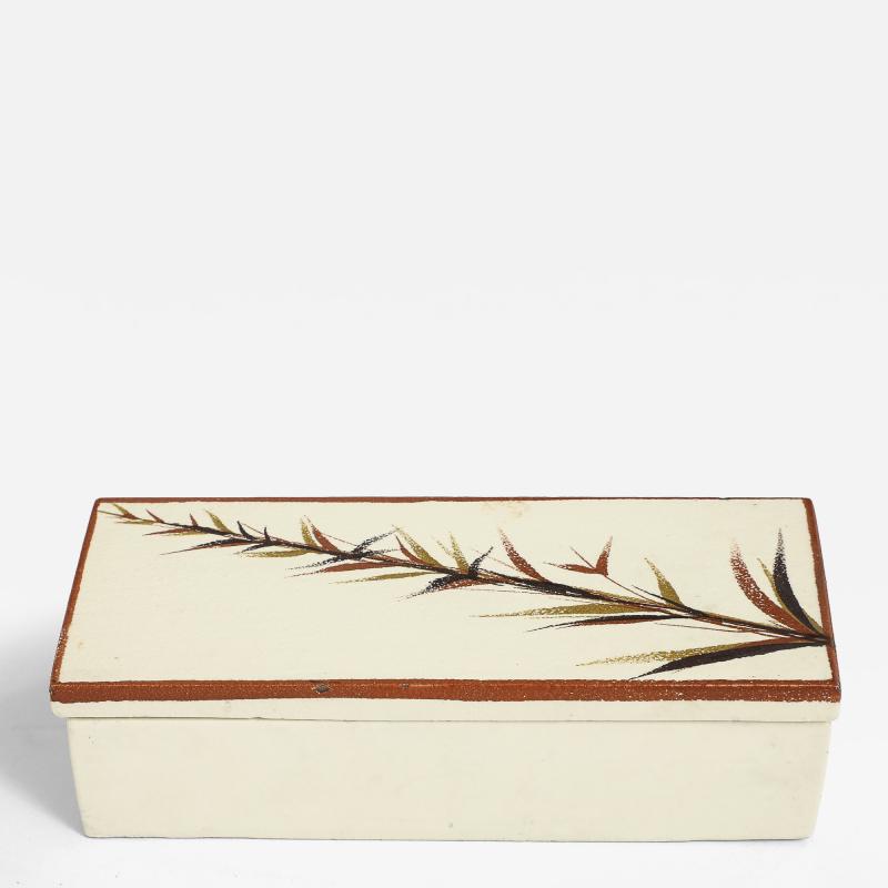 Italian Ceramic Fern Box