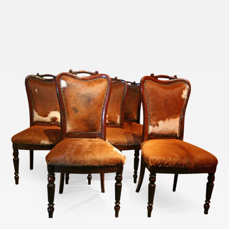 Italian English Makers Mahogany Chairs