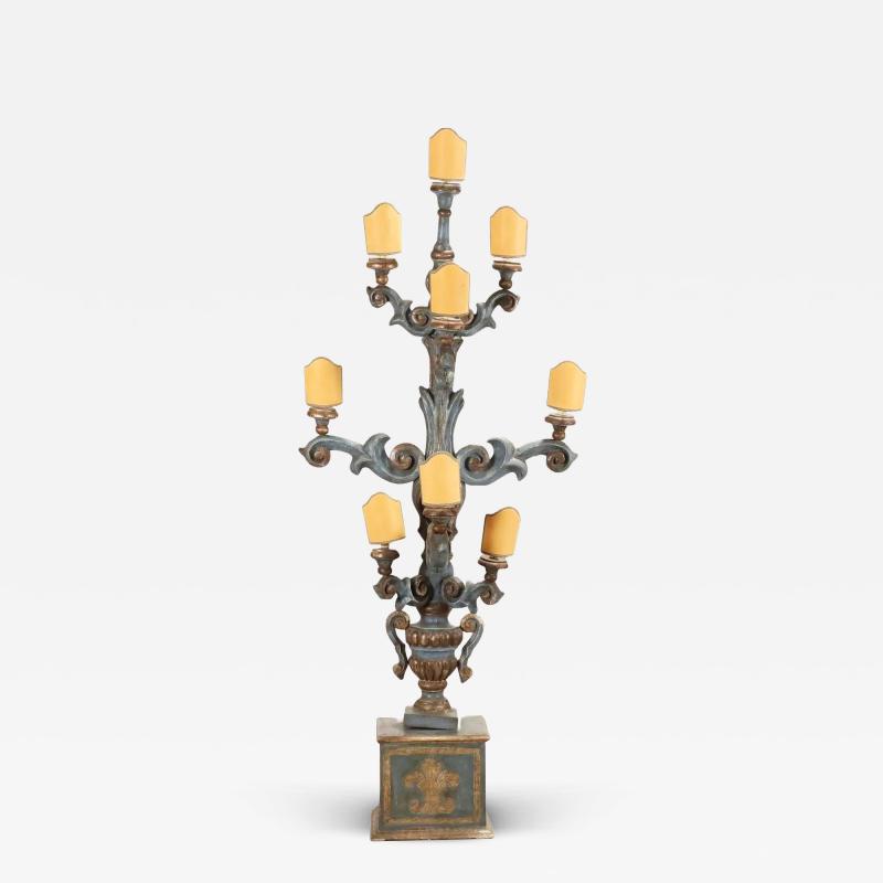 Italian Flat Back Candelabra Circa 1700