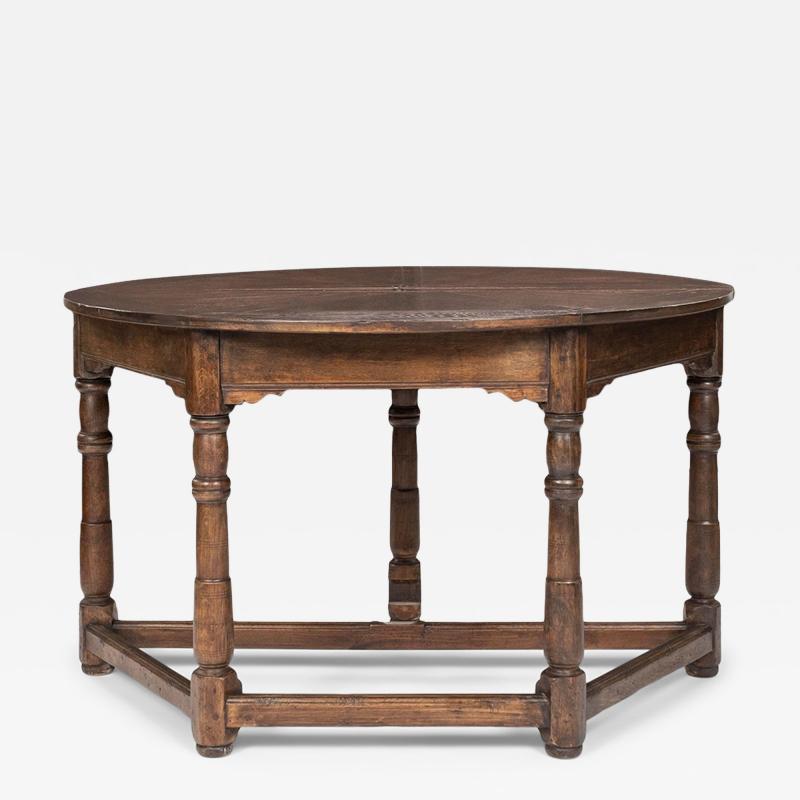 Italian Flip Top Marquetry Table