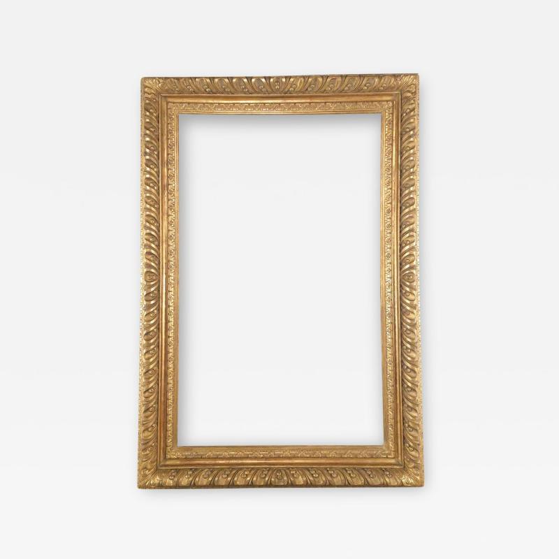 Italian Gilt Wood Frame 19th Century