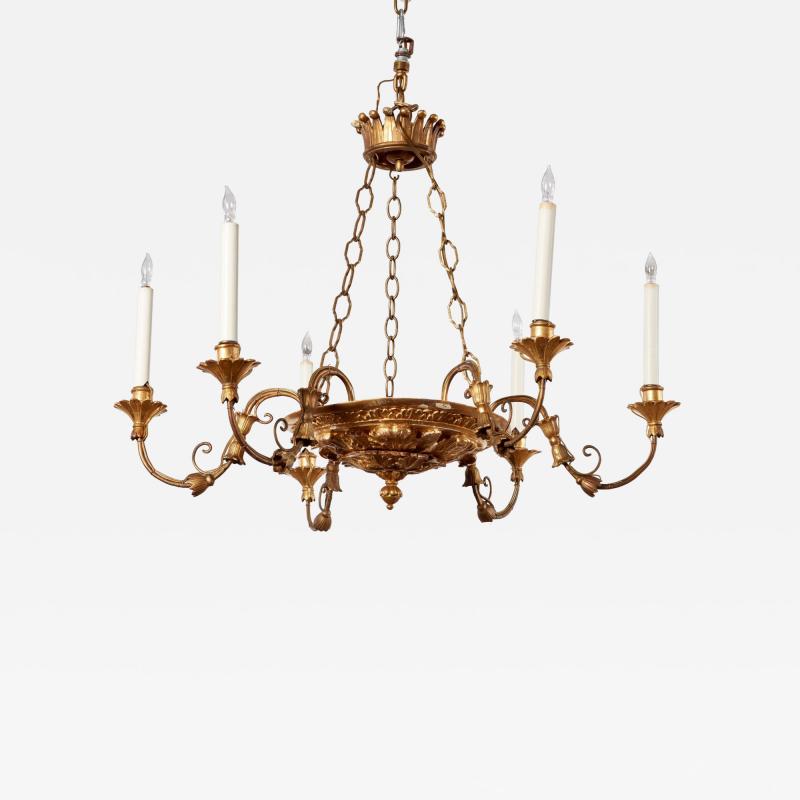Italian Giltwood Chandelier
