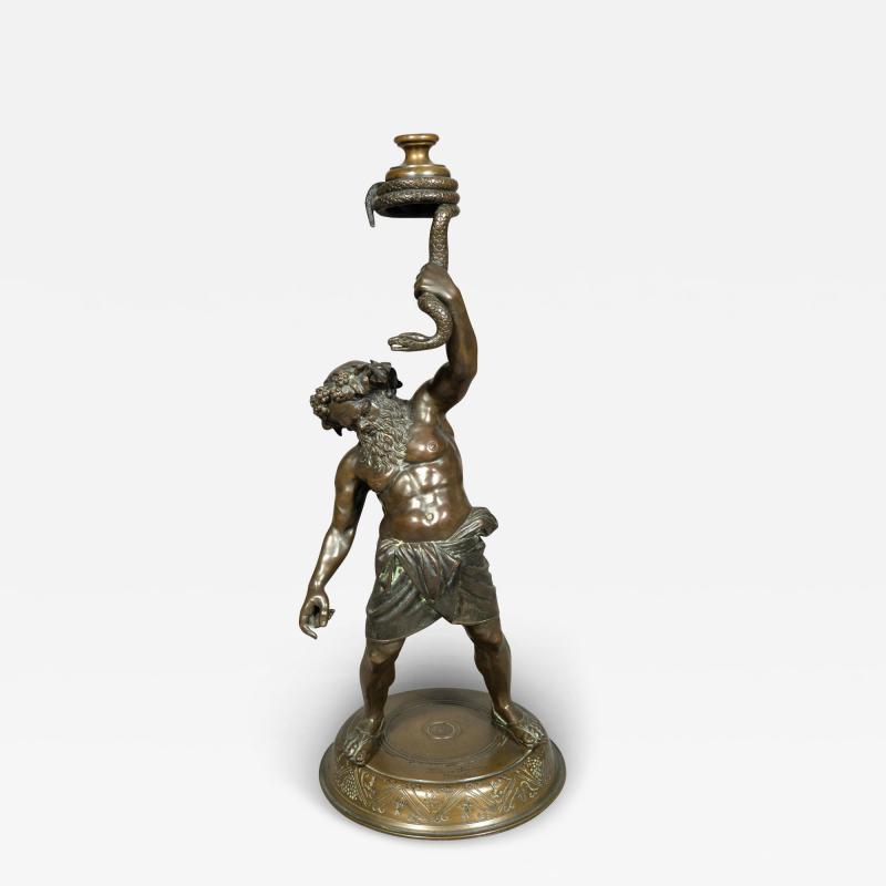 Italian Grand Tour Bronze Of Bacchus